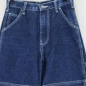 J Galt Jeans Carpenter Double Knee Womens M Dark Wash Straight